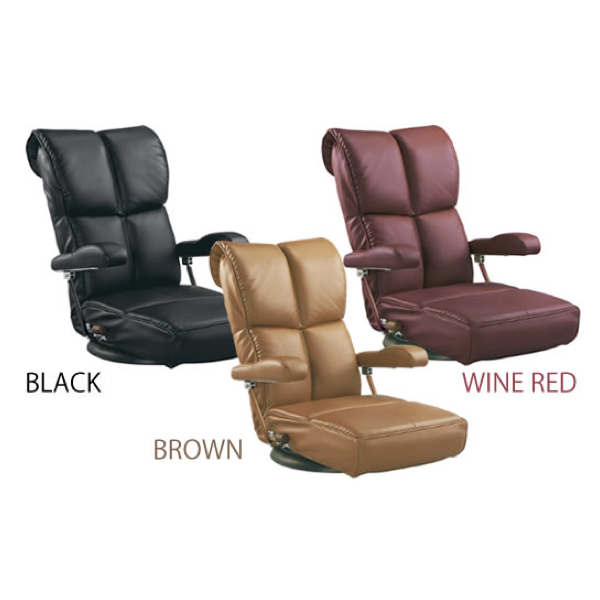 座椅子 座いす 完成品 スーパーソフトレザー座椅子 響（ひびき） ブラウン色 ＹＳ-Ｃ1367ＨＲ 座椅子 座いす 完成品 スーパーソフトレザー座椅子 響（ひびき） ブラウン