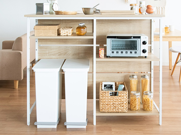 ※ キッチンカウンターテーブル サルース ブラウン [6060] キッチンカウンターテーブル Salusサルース ホワイト ナチュラル