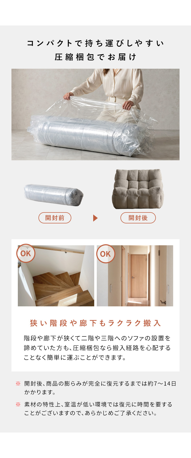 圧縮梱包