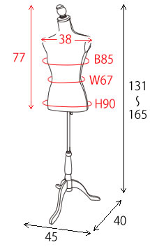 婦人用マネキン